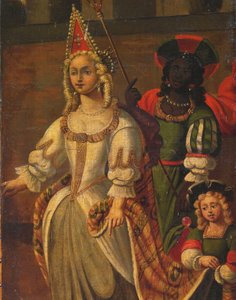 Biombo de cuatro hojas de doble cara, c.1700