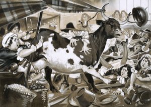 Una vez una vaca entró en Westminster Hall y provocó el caos de Angus McBride