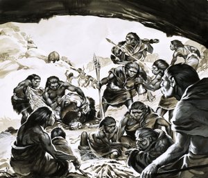 Cavernícolas del Hechizo del Frío de Angus McBride