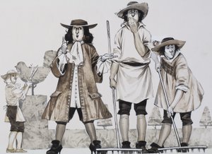 Disciplina (gouache sobre papel)