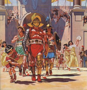 Gladiator (litografía en color)