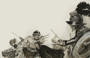 Luchas de gladiadores de Angus McBride