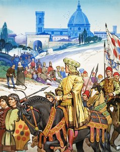 Grandes Acontecimientos de la Historia: El Renacimiento italiano -- Florencia y los Médicis de Angus McBride