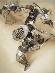 Horatii (gouache sobre papel)