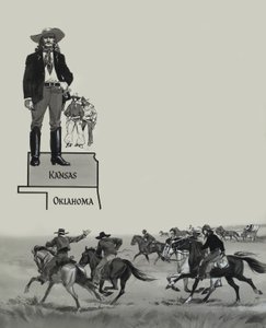 Jinetes en Kansas de Angus McBride