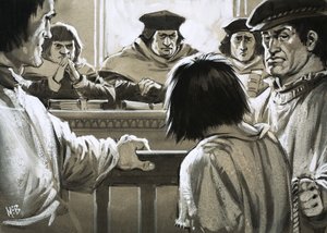 Los prisioneros no podían esperar piedad del temido Tribunal de la Cámara de las Estrellas de Angus McBride
