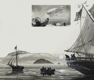 Roald Amundsen (1872-1928) (gouache sobre papel) de Angus McBride