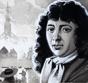 Samuel Pepys y el Gran Incendio de Londres de Angus McBride
