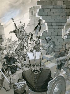 La caída de Constantinopla de Angus McBride