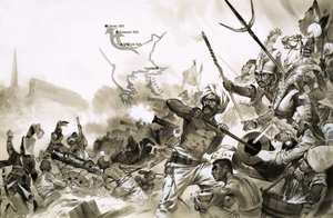 Los ejércitos turcos de Solimán rodean Viena en 1529 de Angus McBride