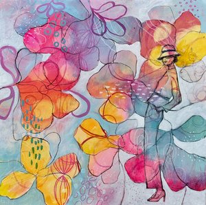 Una musa floral llena de vida de Ania Witwitzka