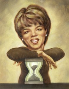 Oprah Winfrey, 2010 (acrílico sobre tabla ilustración)