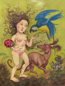 Verano, 2013 (pintura acrílica sobre tabla ilustración) de Anita Kunz