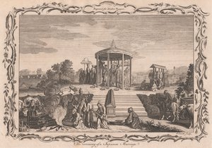 La ceremonia de un matrimonio japonés
