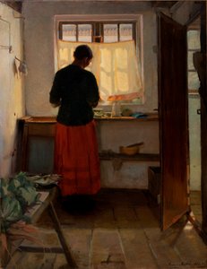 La doncella en la cocina de Anna Ancher