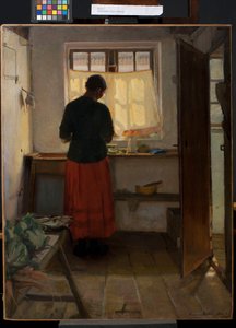 La criada en la cocina