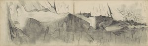 Cascada en el valle de Dala, cerca de Leukerbad de Anna Catharina Maria van Eeghen (possibly)
