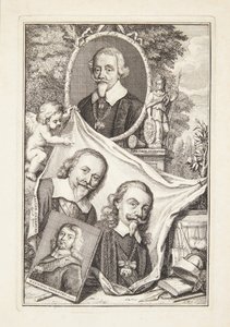 Retrato de grupo de miembros de la familia Sehested de Anna Folkema