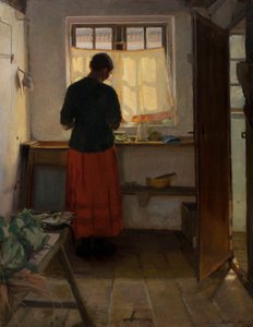 La criada en la cocina de Anna Kirstine Ancher