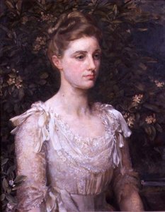 Retrato de Cecilia Farrer de Anna Lea Merritt