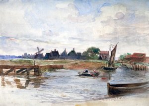 Escena del río de Anna Lea Merritt