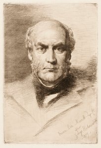 Sin título (retrato de un hombre) de Anna Lea Merritt
