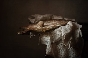 Naturaleza muerta rústica y melancólica