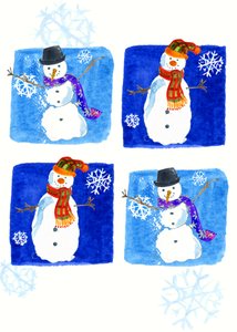 Muñecos de Nieve de Anna Platts