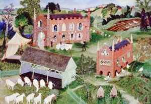 Pajarera, 2002 (acrílico) de Anna Pugh