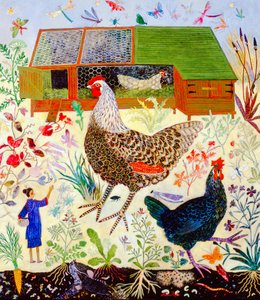 Mariposas, 2007 (acrílico) de Anna Pugh