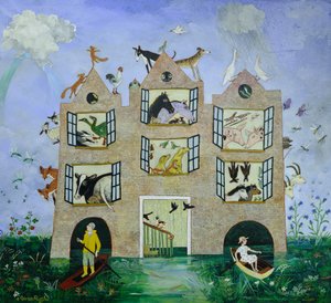 Prohibición de mangueras, 2013 (acrílico)