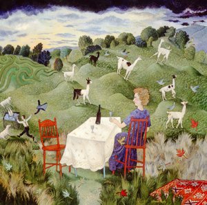 Intervalo, 2002 (acrílico) de Anna Pugh