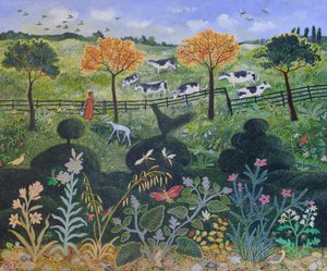 Cerca y lejos, 2015 (acrílico) de Anna Pugh