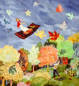 Off You Go, 2008 (acrílico) de Anna Pugh