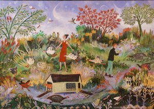 Uno Dos Tres, 2019 (acrílico) de Anna Pugh