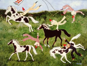 La práctica hace al maestro, 2010 (acrílico) de Anna Pugh