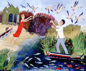 Barco a tierra, 2007 (acrílico)