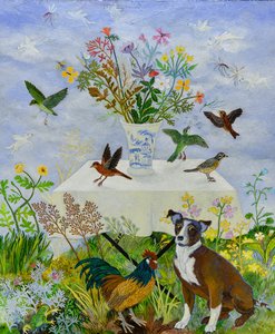The Dear Departed, 2015 (acrílico) de Anna Pugh