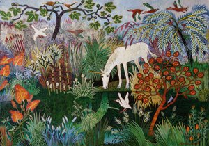 Piscina Unicornio, 2018 (acrílico)