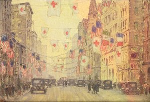 La Quinta Avenida en el invierno del armisticio de Anna Richards Brewster