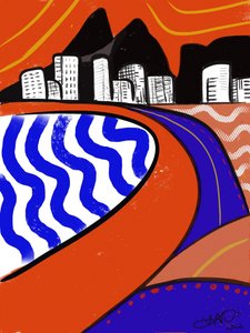 Un recorrido por una animada ciudad costera de Anna Viklund