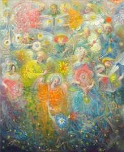 Daydream - after the music of Max Reger, 2014 (óleo sobre lino belga)