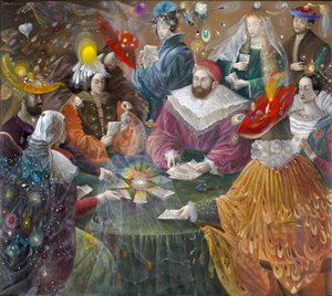 Madrigal, 2007 (óleo sobre lino belga) de Annael Anelia Pavlova