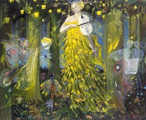 Reina de los membrillos - según la música de Max Reger, 2007 (óleo sobre lino belga)