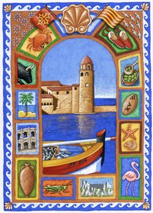 Languedoc, 2015 (gouache)
