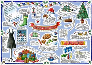 Feliz Navidad, 2016 (acuarela)