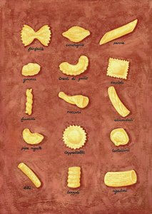 Pasta, 2010 (gouache) de Annalisa Morrocco