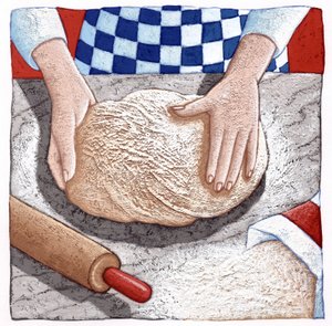 Preparación de la masa de Annalisa Morrocco