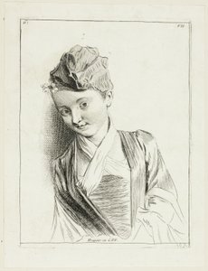 Cabeza de mujer de Anne Claude Philippe Caylus