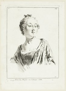 Cabeza de mujer de Anne Claude Philippe Caylus